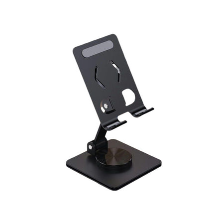 Rotatable Cell Phone Stand for Desk-Foldable and Adjustable Metal Phone Holder