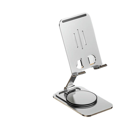 Rotatable Cell Phone Stand for Desk-Foldable and Adjustable Metal Phone Holder