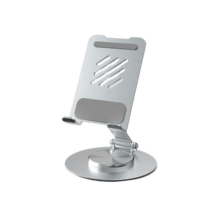 Rotatable Cell Phone Stand for Desk-Foldable and Adjustable Metal Phone Holder