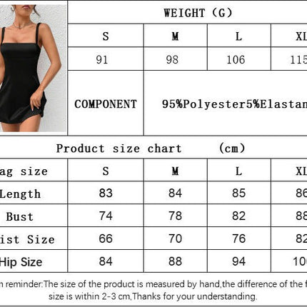 Women's Sexy Spaghetti Strap Cami Dress Sleeveless Bodycon Mini Club Dresses