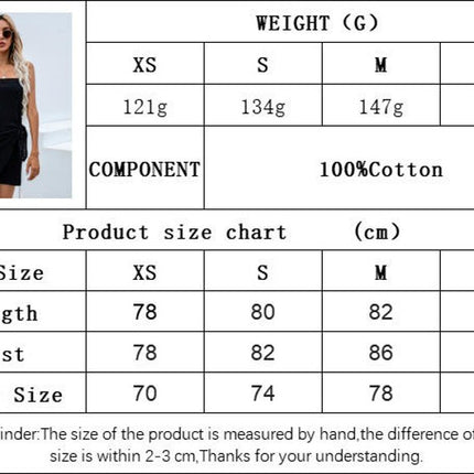 Women's Summer Spaghetti Strap Sleeveless Square Neck Tie Waist A Line Bodycon Mini Dress