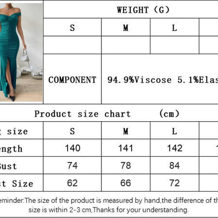 Womens Off Shoulder Maxi Dress Backless Slit Bodycon Ruched Cocktail Party Dress