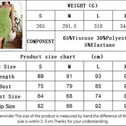 Women's Sexy Sleeveless Backless Spaghetti Strap Twist Front Ruched Bodycon Midi Club Dress