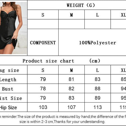 Women's Summer Satin Spaghetti Strap Dresses Sleeveless Backless Mini Dress