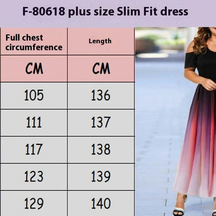 Women's Summer Maxi Dresses Crew Neck Cold Shoulder Short Sleeve Plus Size Dress