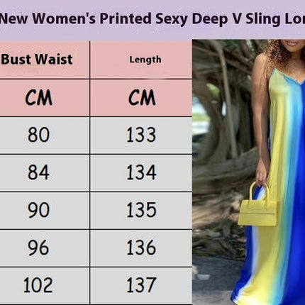 Women Casual Loose Spaghetti Strap Sundress Sleeveless V Neck Maxi Long Dresses