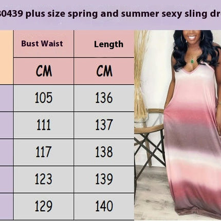 Women's Summer Casual Spaghetti Strap Dress Sleeveless V Neck Maxi Dresses