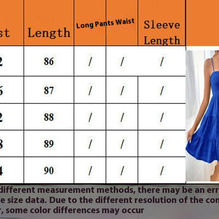 Womens Summer Dresses Square Neck Sleeveless Spaghetti Strap A Line Tiered Dress