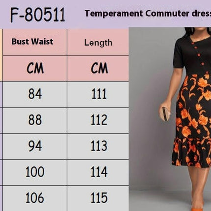 Women's Summer Casual Dresses Short Sleeve Asymmetrical Neck Ruffled Midi Dress