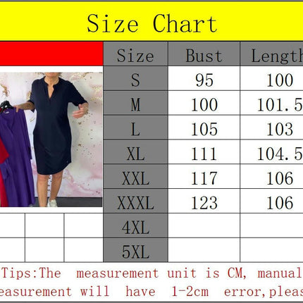 Women's Summer V Neck Long Sleeve Midi Tshirt Dresses Casual Tunic Dress with Pockets