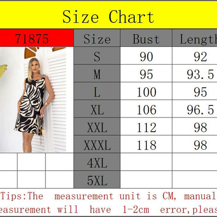 Women Summer Sleeveless Midi Dress Square Neck Casual Print Dresses