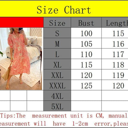 Women's Floral V-Neck Midi Dress Puff Short Sleeve Boho Summer Beach Long Dress