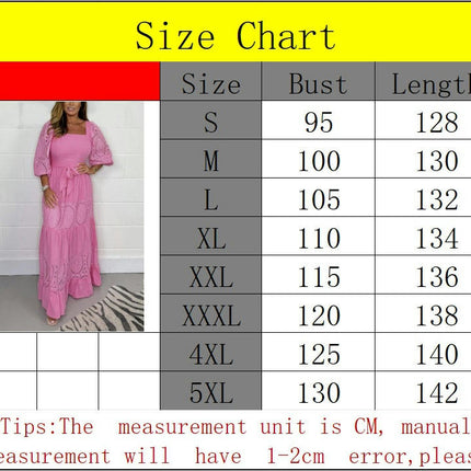 Women Casual Puff Short Sleeve Square Neck Summer Dress Tiered Flowy Maxi Dresses