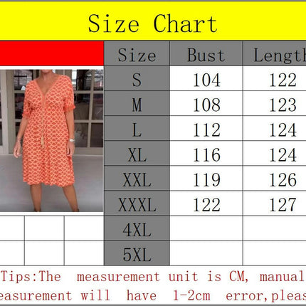 Womens Summer Dresses Boho Floral V Neck Short Sleeve Casual Beach Midi Dress