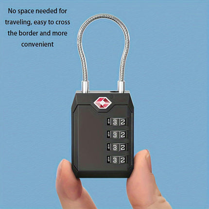 TSA Lock Wire Combination Lock Travel Luggage Lock Wire Padlock Customs Padlock