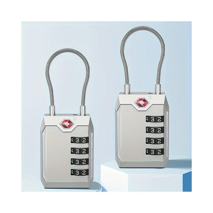 TSA Lock Wire Combination Lock Travel Luggage Lock Wire Padlock Customs Padlock