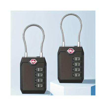 TSA Lock Wire Combination Lock Travel Luggage Lock Wire Padlock Customs Padlock