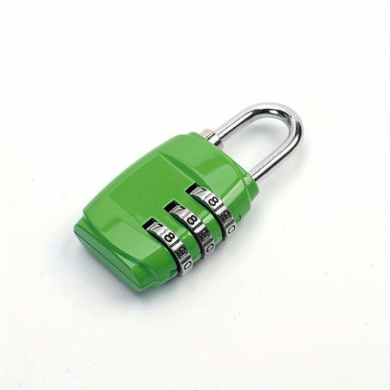 1pc Combination Lock 3-digit Padlock, Suitcase Padlock For Gym, Cabinets And Luggage