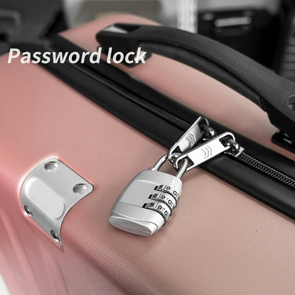 1pc Combination Lock 3-digit Padlock, Suitcase Padlock For Gym, Cabinets And Luggage