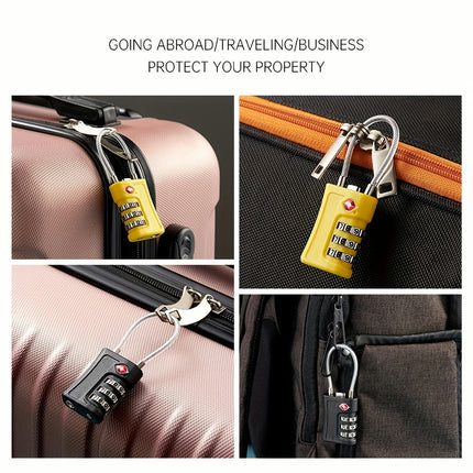 Wire Combination Lock Travel Luggage Lock Customs Padlock TSA Lock