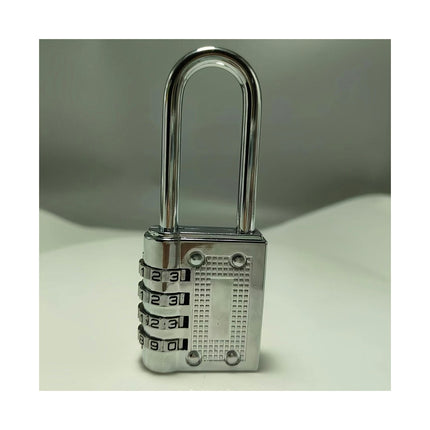 4-Digit Combination Lock-Durable Metal Padlock For Outdoor Use & Luggage Security