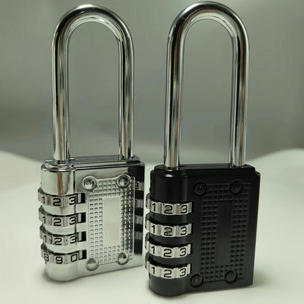 4-Digit Combination Lock-Durable Metal Padlock For Outdoor Use & Luggage Security