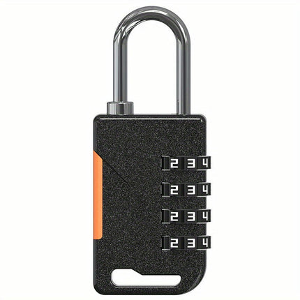 Zinc Alloy Secure 4-Digit Combination Padlock for Luggage & Gym Cabinets