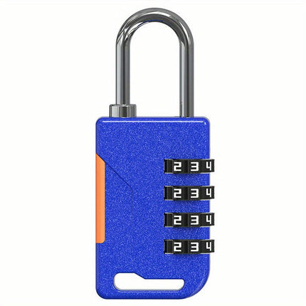 Zinc Alloy Secure 4-Digit Combination Padlock for Luggage & Gym Cabinets