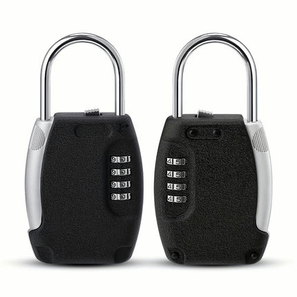 Lock Combination Box With Hook 4-digit Combination Wall Lock Box Portable Key Box