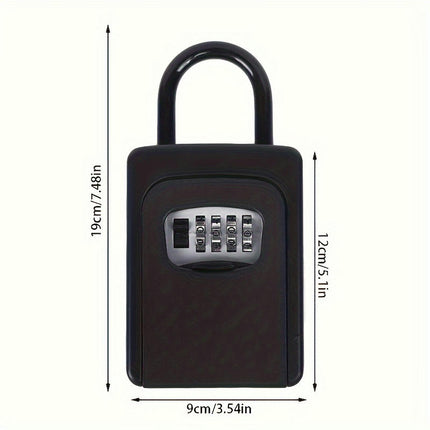 Wall Mounted Combination Key Box Code Box With Combination Lock Key Box