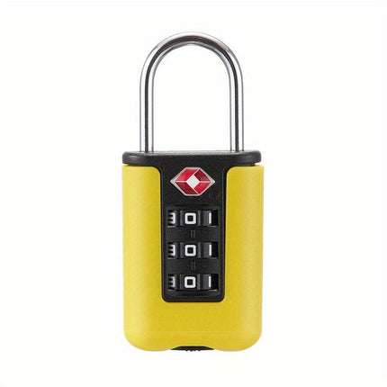 3 Digit Combination Lock, TSA Luggage Locks, Password Padlock For Travel Suitcase, Lockers