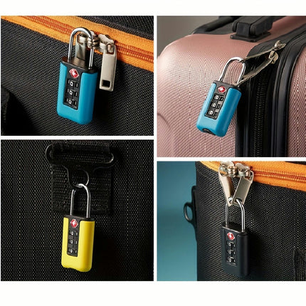 3 Digit Combination Lock, TSA Luggage Locks, Password Padlock For Travel Suitcase, Lockers