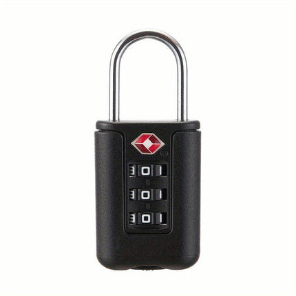 3 Digit Combination Lock, TSA Luggage Locks, Password Padlock For Travel Suitcase, Lockers