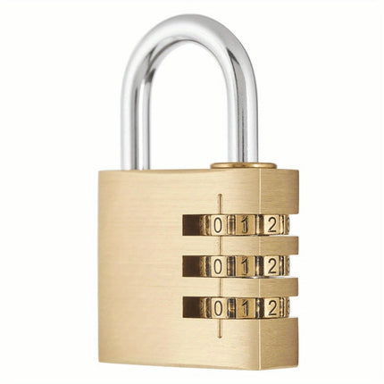 Solid Brass Resettable Combination Padlock Waterproof Padlock