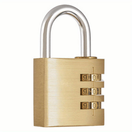 Solid Brass Resettable Combination Padlock Waterproof Padlock