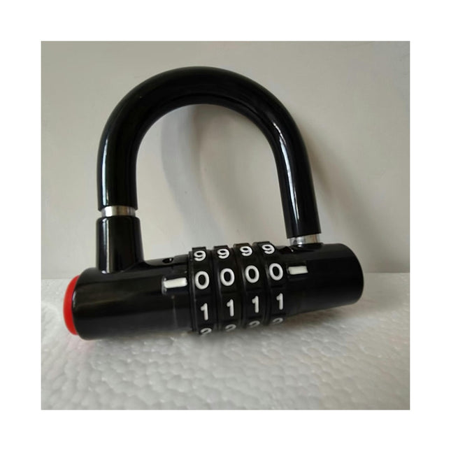 Combination padlock, 5-digit dial code padlock, resetable, suitable for indoor, outdoor locker