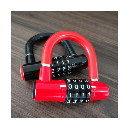 Combination padlock, 5-digit dial code padlock, resetable, suitable for indoor, outdoor locker