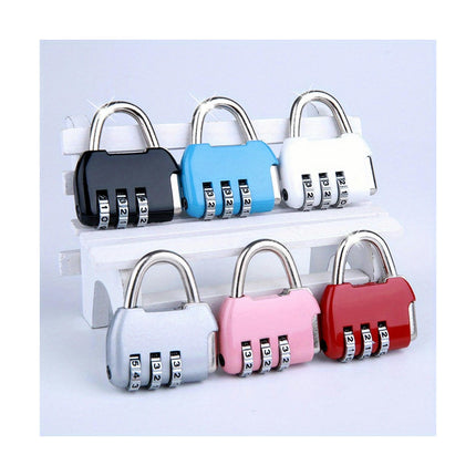 6pcs Luggage Lock, Padlock with Password Requirement, Digital Door Cabinet