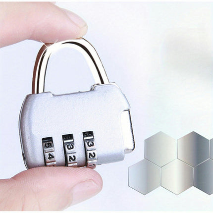 6pcs Luggage Lock, Padlock with Password Requirement, Digital Door Cabinet