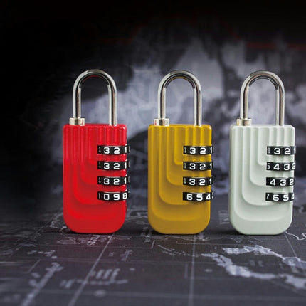 Creative Combination Padlocks with Wave Pattern, Uncharged for Luggage, Gym Lockers