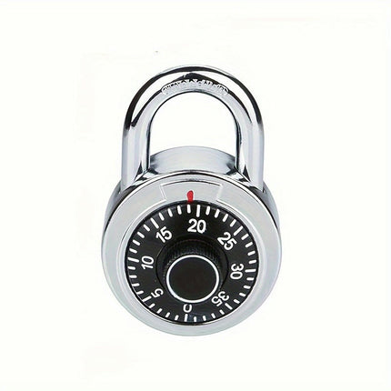 1-Pack Alloy Combination Padlock Rotary DialIdeal for Luggage, Bags & Bikes