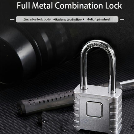 Long Beam Bottom Opening Combination Padlock Industrial Warehouse Door Combination Locks