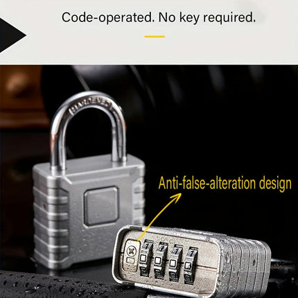 Long Beam Bottom Opening Combination Padlock Industrial Warehouse Door Combination Locks