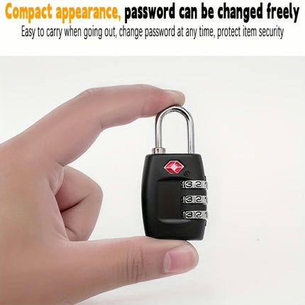 Tsa-Approved Alloy Combination Lock - Perfect For Travel Bags, Suitcases, Lockers & Bikes