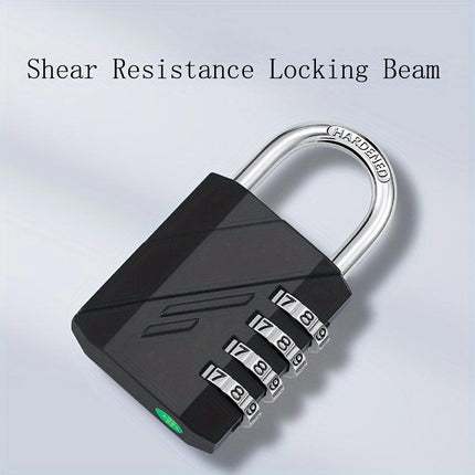 Combination Lock 4-digit Combination Lock Outdoor Waterproof Padlock For Home Use