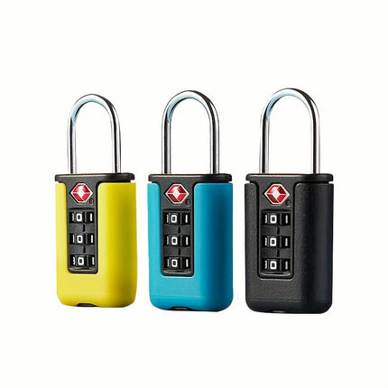 Aluminum Alloy Lock, Anti Theft Portable Passwords Lock Luggage Lock For Travel & Vacation