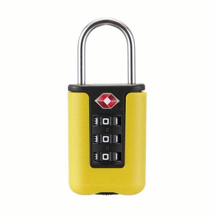 Aluminum Alloy Lock, Anti Theft Portable Passwords Lock Luggage Lock For Travel & Vacation