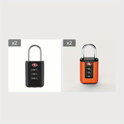 Aluminum Alloy Lock, Anti Theft Portable Passwords Lock Luggage Lock For Travel & Vacation