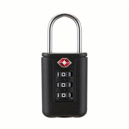 Aluminum Alloy Lock, Anti Theft Portable Passwords Lock Luggage Lock For Travel & Vacation