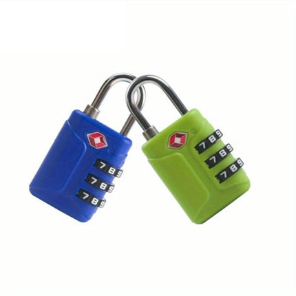 2pcs TSA-Approved Luggage Padlocks, Combination Travel Locks, Lightweight ABS Body